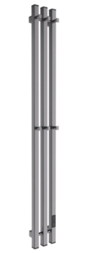 Полотенцесушитель с сенсорным терморегулятором и встроенным таймером черный золотой фото 1